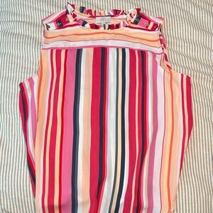 LOFT Women's Colorful Striped Tank Top